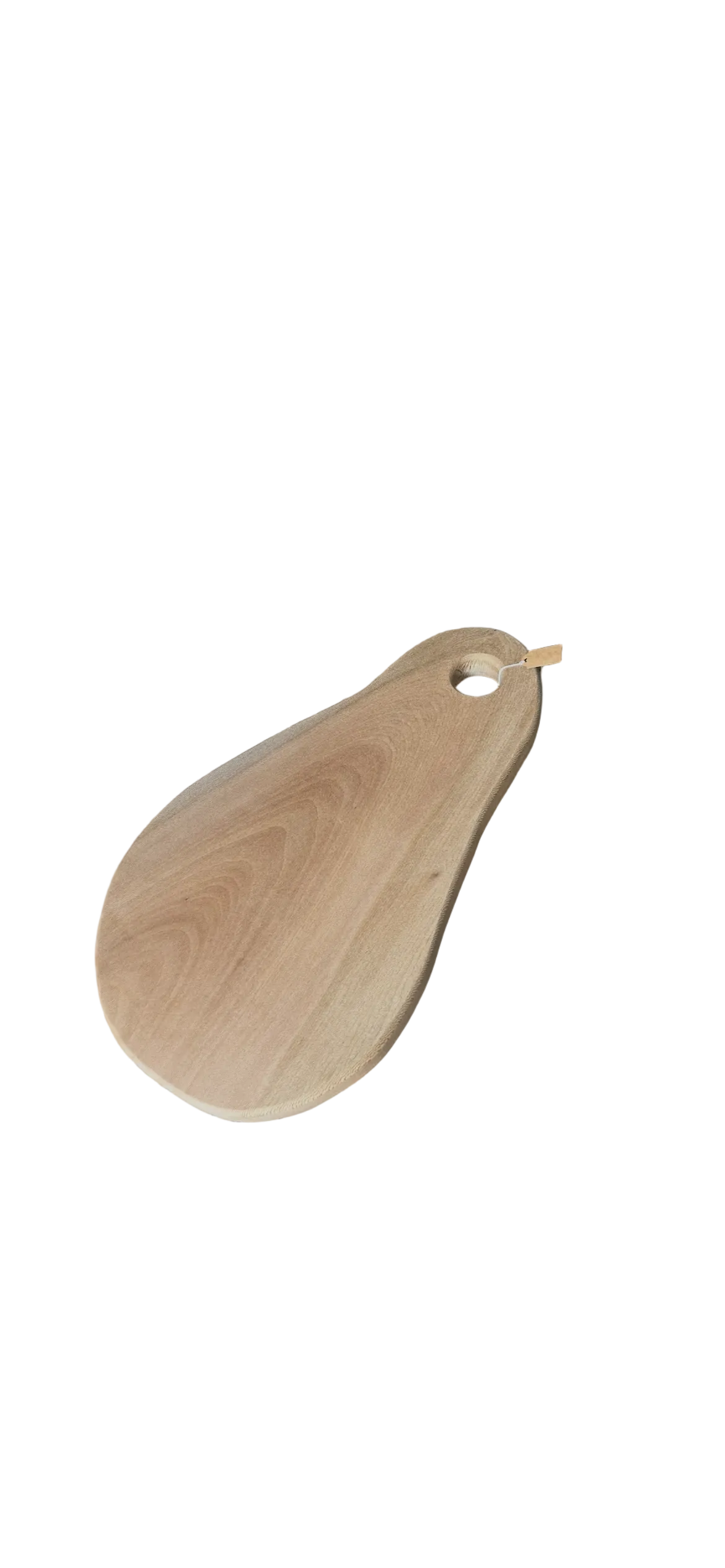 Planche de service en bois en forme poire