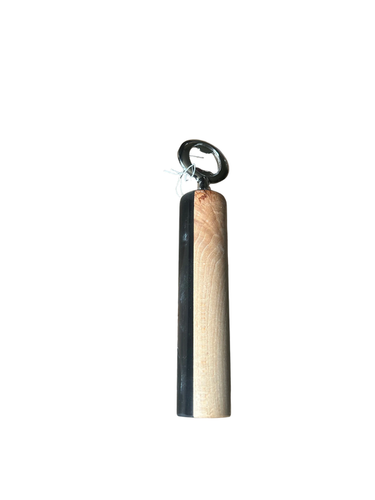 Décapsuleur artisanal en bois et résine